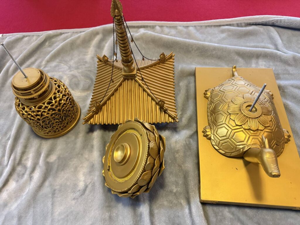 寺院用仏具　愛媛県仏具　松山市仏具　真言宗　密教　密教法具　仏具新調　仏具直し　仏具修理　仏具修繕　四国仏具　手仕事　舎利容器　舎利塔　大壇　荘厳具　