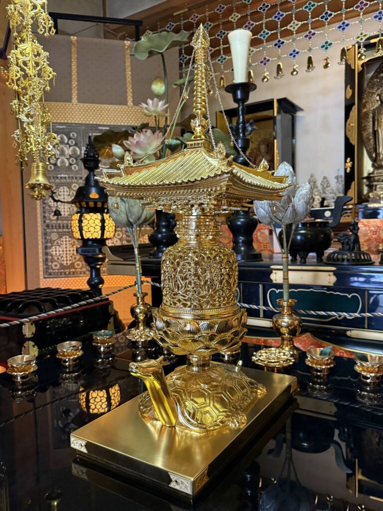 【修縁堂】大きいサイズ 金剛降魔法器仏具 舎利が舎利塔に入る 壇上丸塔 法器 修縁堂】大きいサイズ 金剛降魔法器仏具 舎利が舎利塔に入る