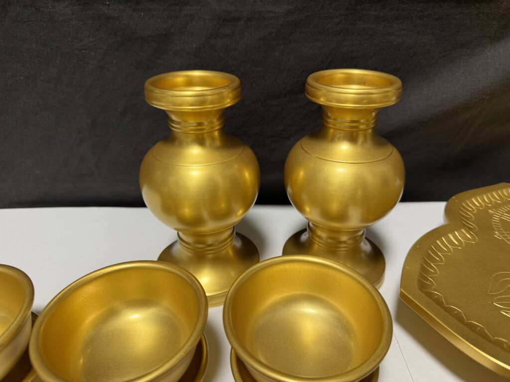 寺院用仏具 愛媛県仏具 松山市仏具 密教法具 密教専門 仏具新調 仏具修理 仏具直し 金メッキ直し 鍍金 メッキ 消し金メッキ 本金 セラミック加工 シリコン加工 京仏具 愛媛県松山市仏具