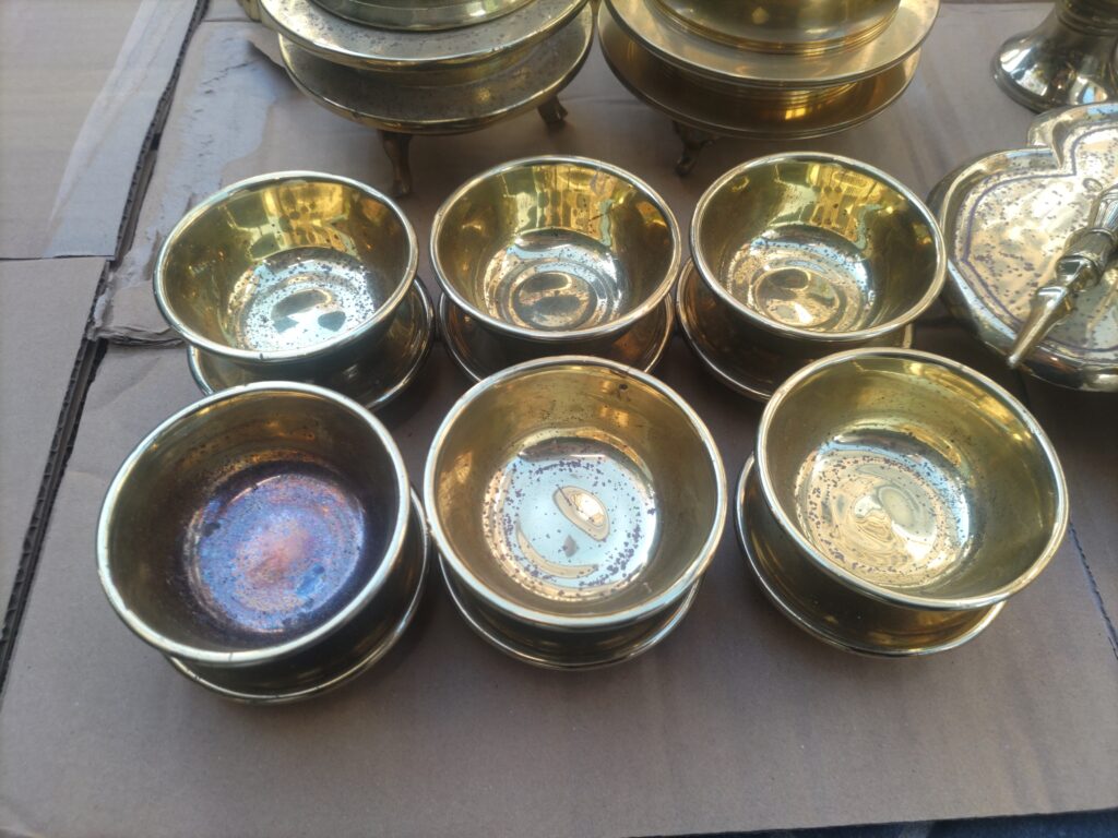 寺院用仏具 愛媛県仏具 松山市仏具 メッキ直し 仏具修理 仏具直し 仏具新調 密教法具 密教 真言宗 大壇 前具 前具一面器 セラミック加工