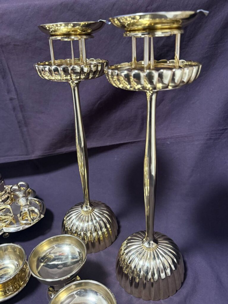 寺院用仏具 愛媛県仏具 松山市仏具 メッキ直し 仏具修理 仏具直し 仏具新調 密教法具 密教 真言宗 大壇 前具 前具一面器 セラミック加工