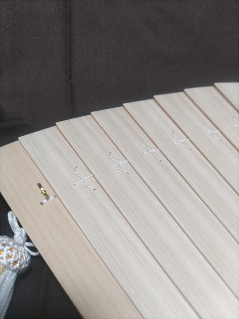 真言宗僧侶が使用する桧扇 20枚 千鳥縫い 法会用法具
